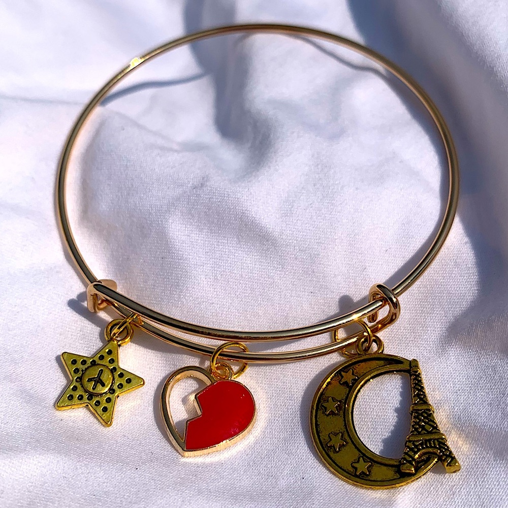 Brand New! Handmade! Adjustable Charm Bracelet